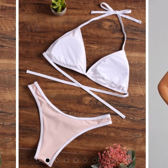 Swim Ribbed Highcut Bikini Set Poshmark